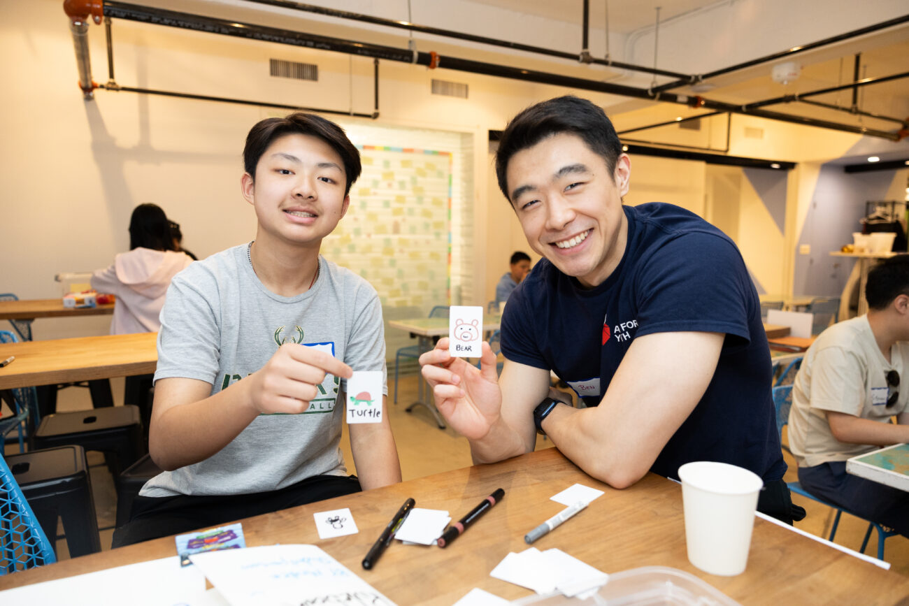 Game expo, mentee and mentor